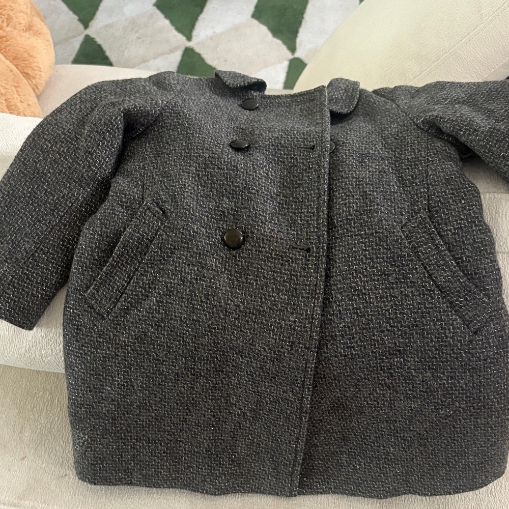 Bonpoint Charcoal Kids Pea Coat